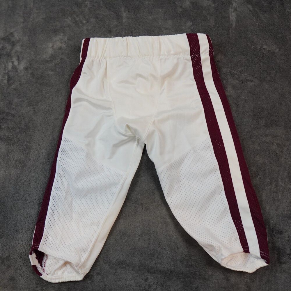 Nike Football Pants Men's Large White‎ Maroon Stripes New with Tags C13771